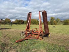 Vaderstad vertical 6.3m folding rolls. Serial No: 6590