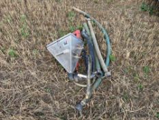 Induction hopper and pipework