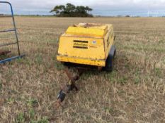 1994 Atlas Copco XAS 35 trailed compressor, single axle on 165R13 wheels and tyres