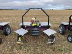 2wd asparagus harvester with petrol engine