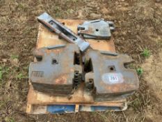 Set AGCO 55kg front weight weights