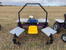 2wd asparagus harvester with petrol engine