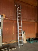 Werner extending roof ladder
