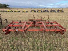 Massey Ferguson pig tail cultivator with depth wheels set as interrow weeder, sold with additional t