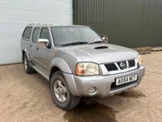 2004 Nissan Navara 4wd pick up with Carryboy Canopy on 265/70R16 alloy wheels and tyres, manual with