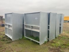 9No galvanised ventilation channels suited to box drying system