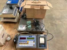 All-Scales weigh scales with barcode scanner and print out NB: Manual in office.