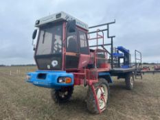 1997 Gem Sapphire 4wd sprayer unit converted to a daffodil harvesting rig, hydraulic folding belt ar