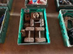 Quantity vintage weights