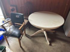 Table and 3No chairs