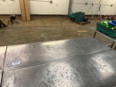 6ft x 2ft Stainless steel table