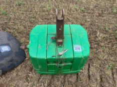 John Deere 1,150kg front weight block