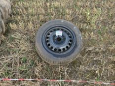 Single 195/60R15 Wheel and tyre