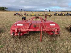 2000 HMF Leofant single row asparagus bed former with wheel track eradicators. Serial No: 20000040