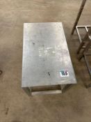Stainless steel table 0.8m x 0.5m