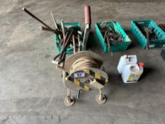 Single phase extension cable on reel