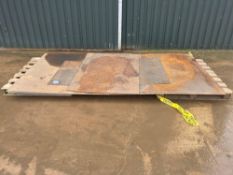 Quantity checker plate sheeting