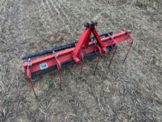 Menage leveller with rear crumbler 1m, linkage mounted