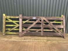 2No wooden gates