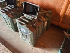 4No jerry cans with funnel