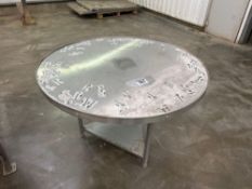 Lazy Susan stainless steel table