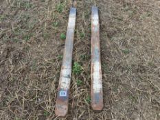 Pallet tine extensions