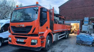 2016 66 reg Iveco Crane Wagon - 3 Axle Rear Steer (Sold off Site - Burnley)