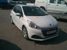 2018 67 reg Peugeot 208 Active Blue HDi (smoking)