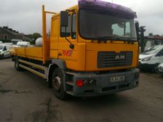 2005 54 reg MAN 18.225 ML RC/F6.3 18 tonne Flat Bed