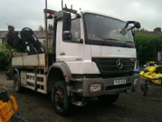 2009 09 reg Mercedes 1833AK Crane Wagon (Direct Electricity North West)