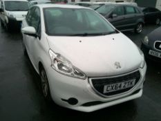 2014 64 reg Peugeot 208 (VAT QUAL)(Direct Council)