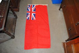 A British Ensign flag