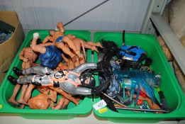 A quantity of Action Man figures and accessories