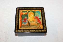 E.Sirokina, Mstera Russian lacquered box entitled