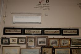 A set of four coaching prints 