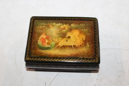 Ludmilla Kostakova Mstera Russian lacquered box en