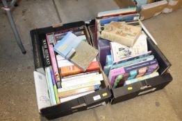 Two boxes of various books - some of local interes