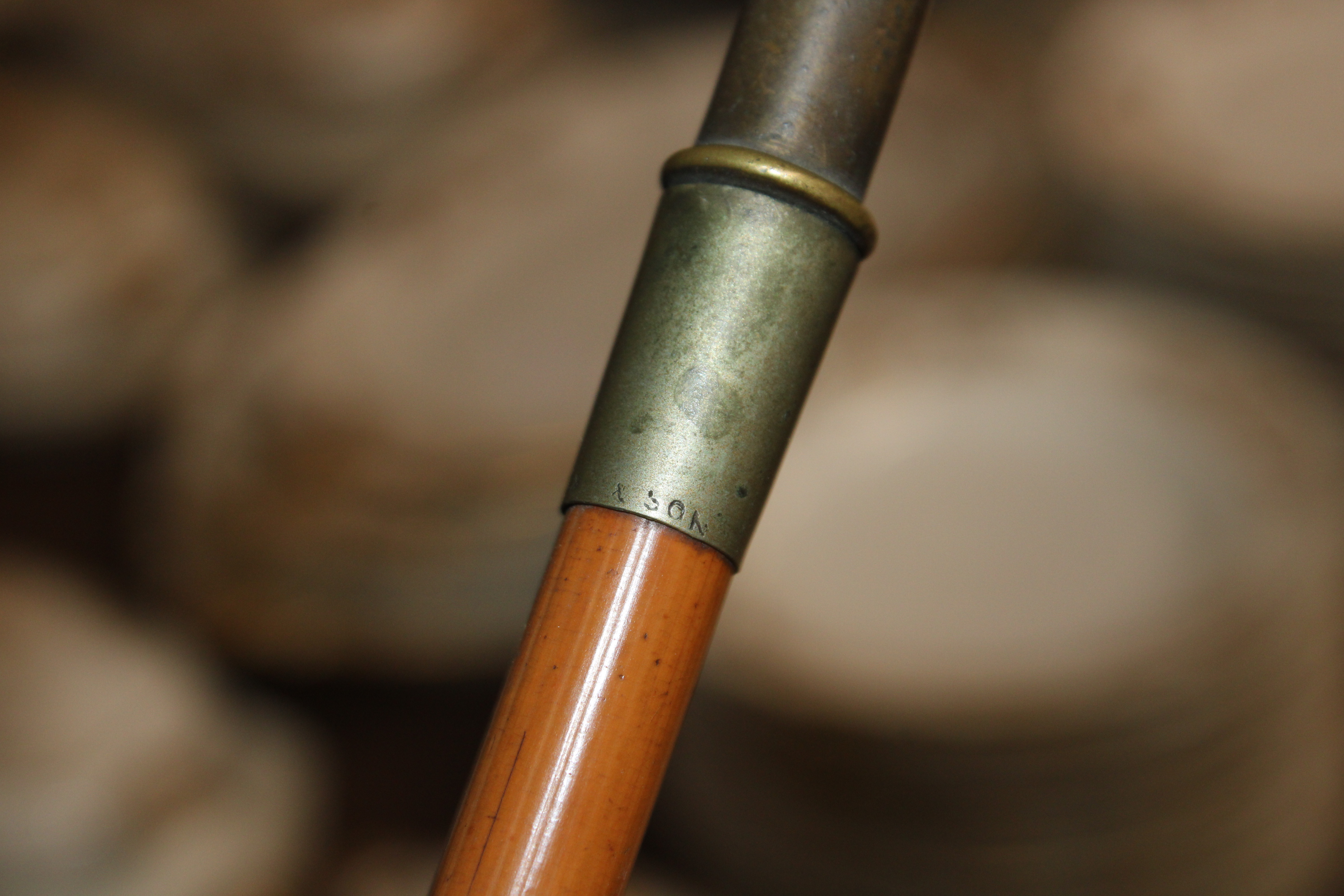 A silver topped swagger stick and a brass handled - Image 12 of 12