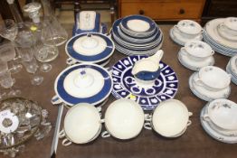 A quantity of Burslem part dinnerware