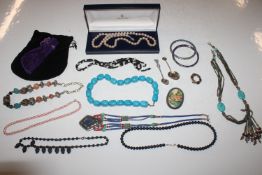 A quantity of costume jewellery to include Cloison