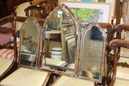 A triptych mirror