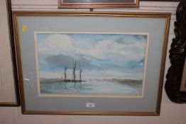 B. W. L. Hidden, watercolour study 