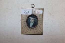 A reproduction miniature portrait (56)