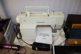 A Singer sewing machine