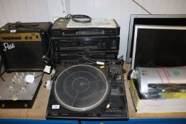 A Pioneer hi-fi comprising of a tuner and amplifie