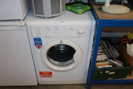 An Indesit tumble dryer