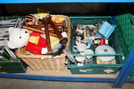 Two boxes containing various sundry items to inclu