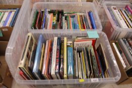 Two boxes of various Railway books including pamphlets and magazines