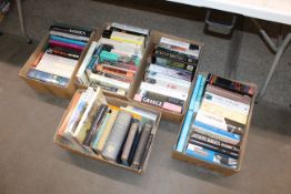 Five boxes of miscellaneous travel books, history