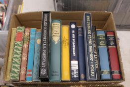A collection of Folio Society books including Hist
